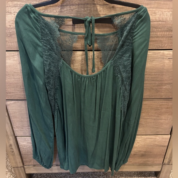 Impressions Lace Detail Blouse - Picture 3 of 5